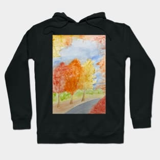 Fall Watercolor Hoodie